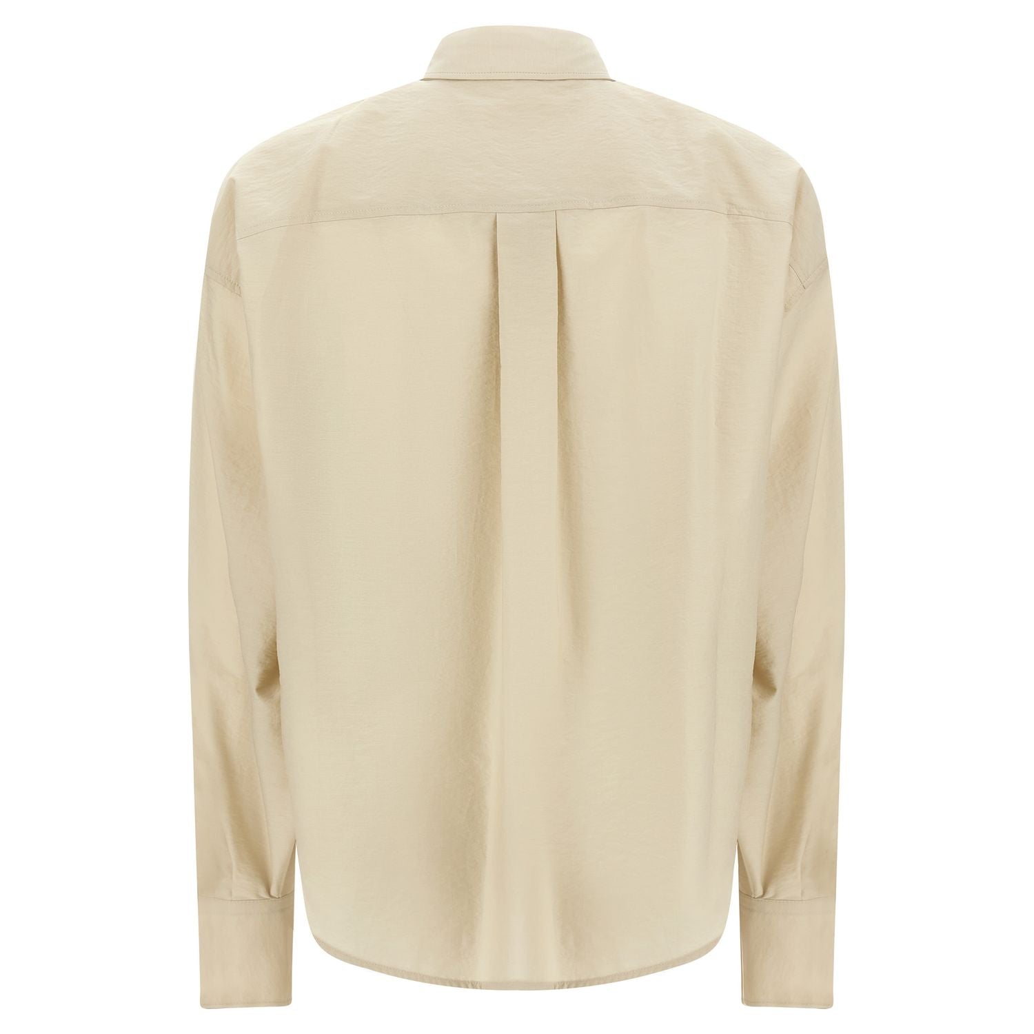 Brunello Cucinelli Beige Cotton Blouse