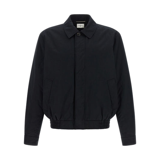 Saint Laurent Black Cotton Shell Jacket