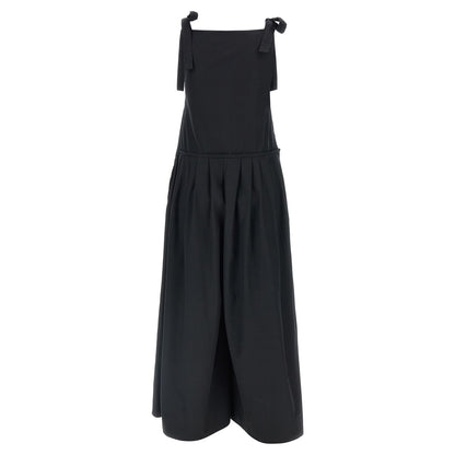 Max Mara Black Cotton Jumpsuit