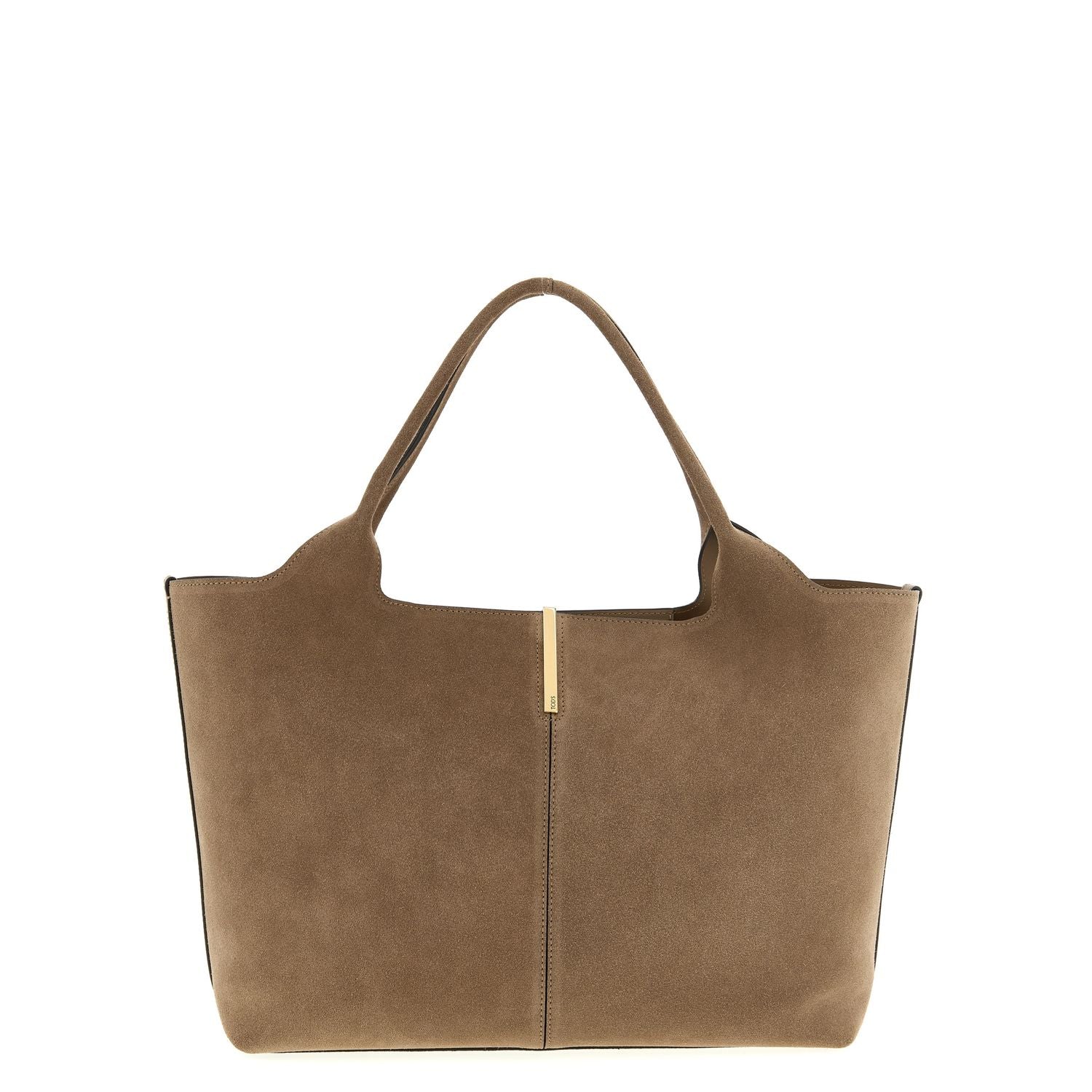 Tod's Beige Calfskin Tote Bag