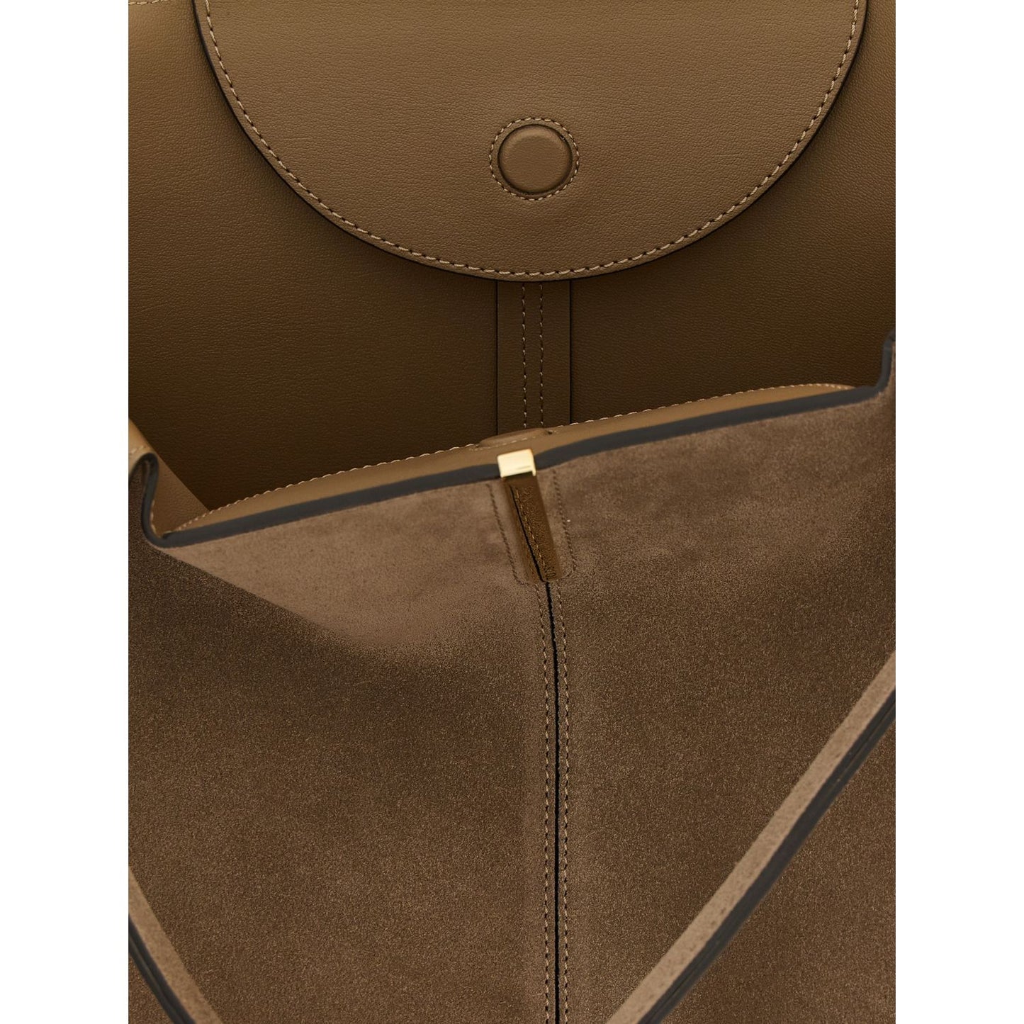Tod's Beige Calfskin Tote Bag