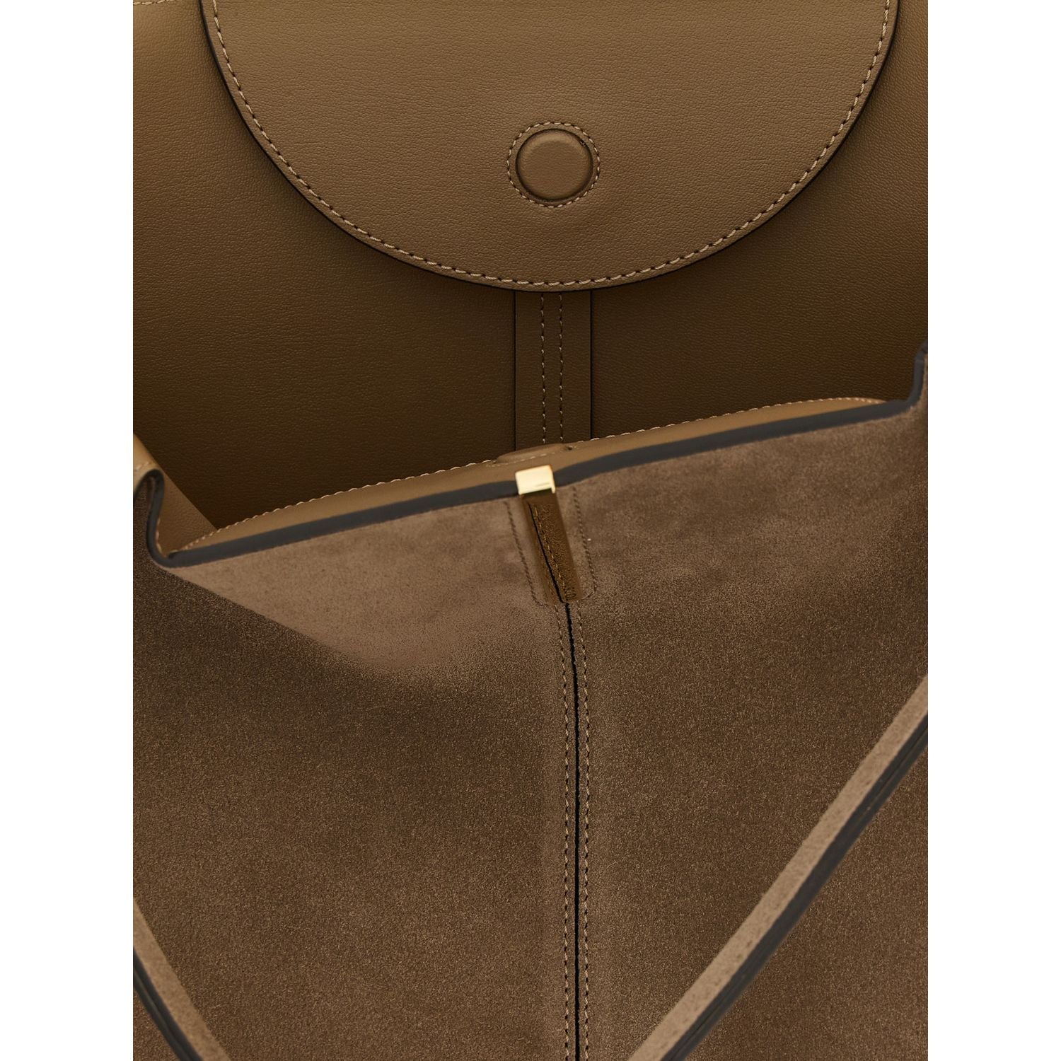 Tod's Beige Calfskin Tote Bag