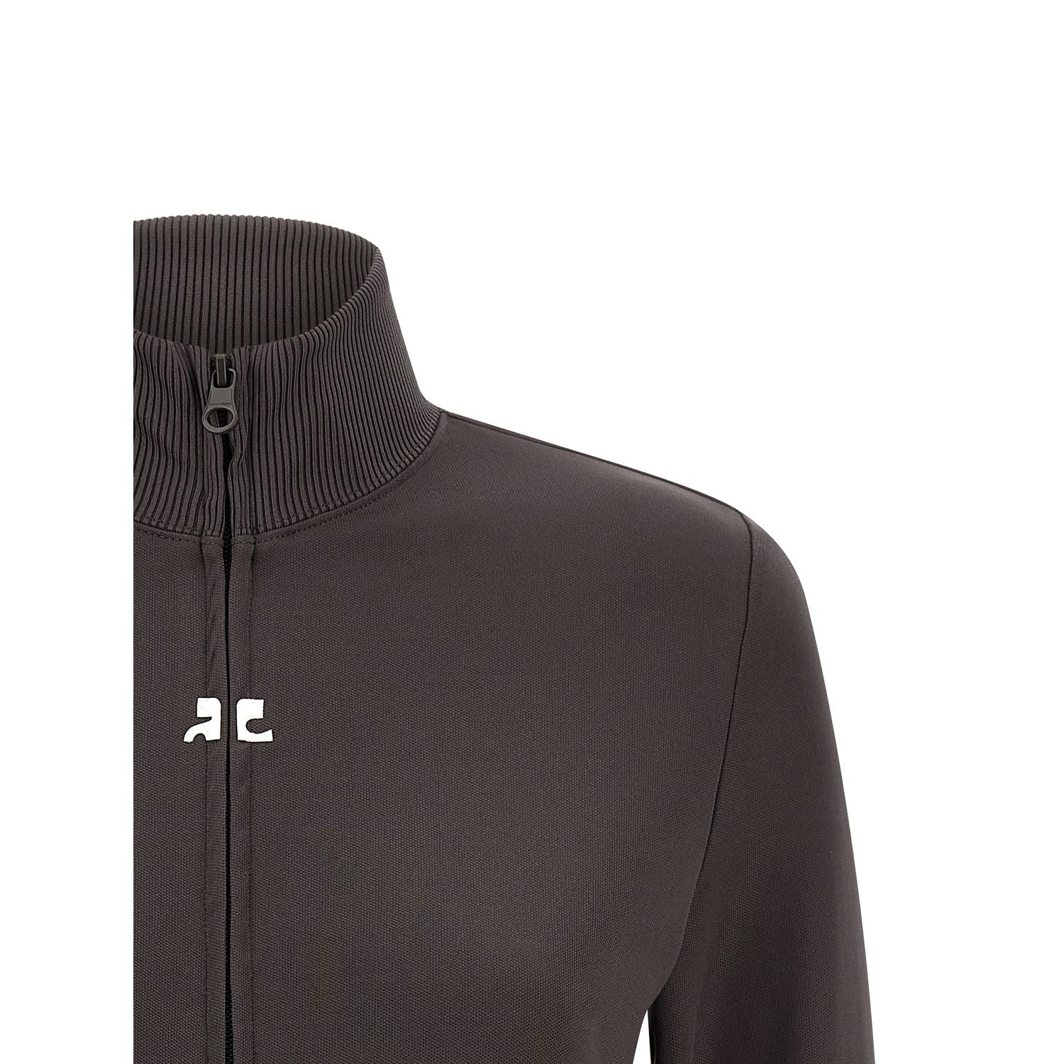 Courrèges Gray Polyester Sweatshirt