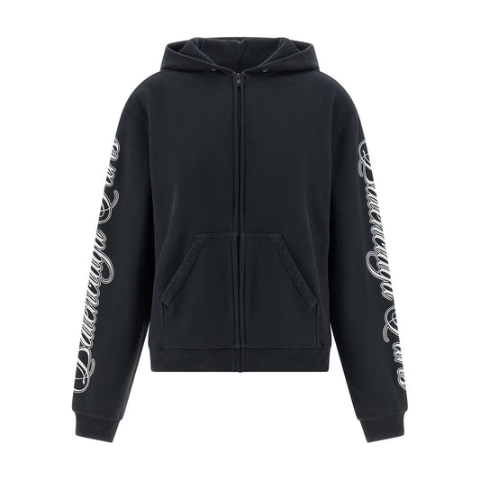 Balenciaga Black Cotton Sweatshirt