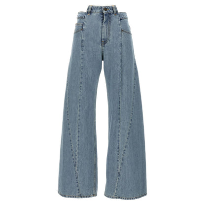 Maison Margiela Blue Cotton Jeans Denim