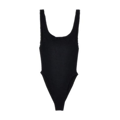 Hunza G Black Polyamide One-Piece Swimsuit