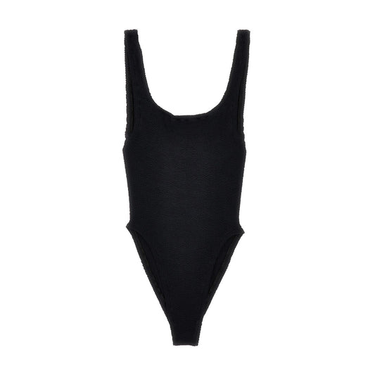 Hunza G Black Polyamide One-Piece Swimsuit
