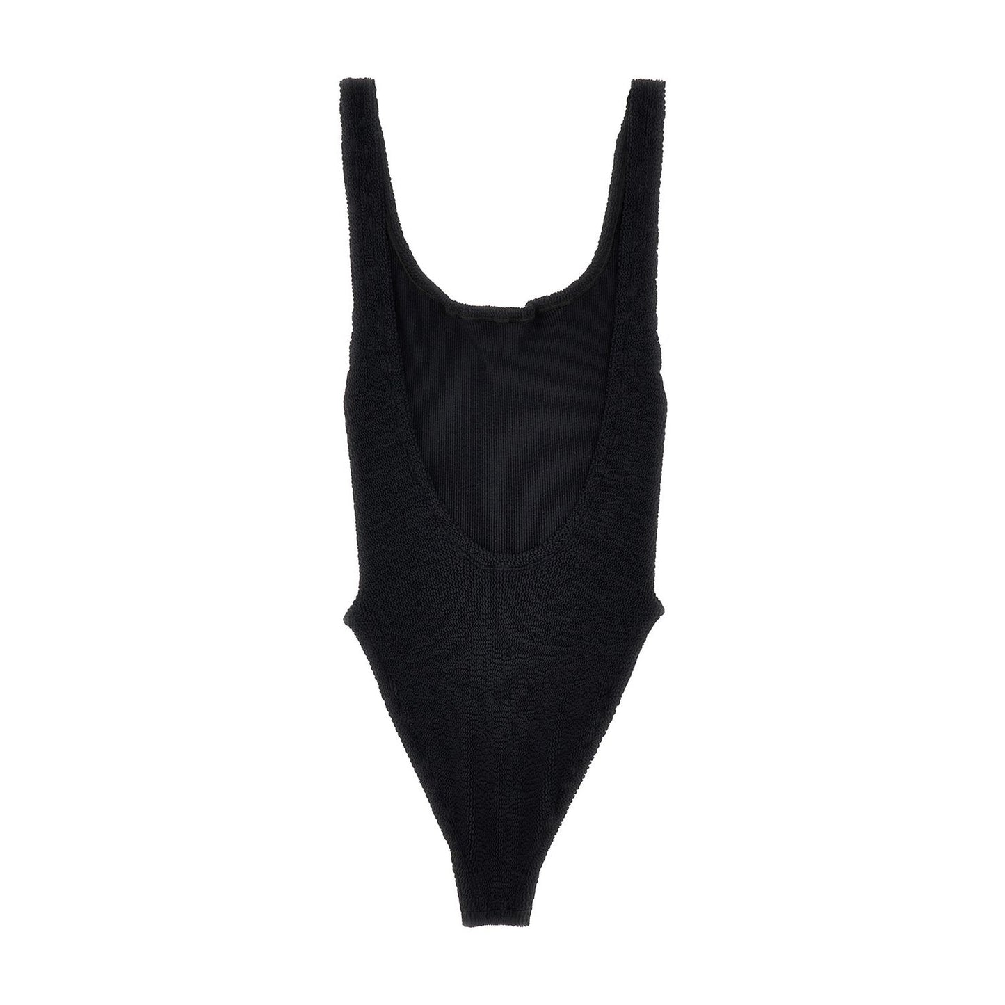 Hunza G Black Polyamide One-Piece Swimsuit