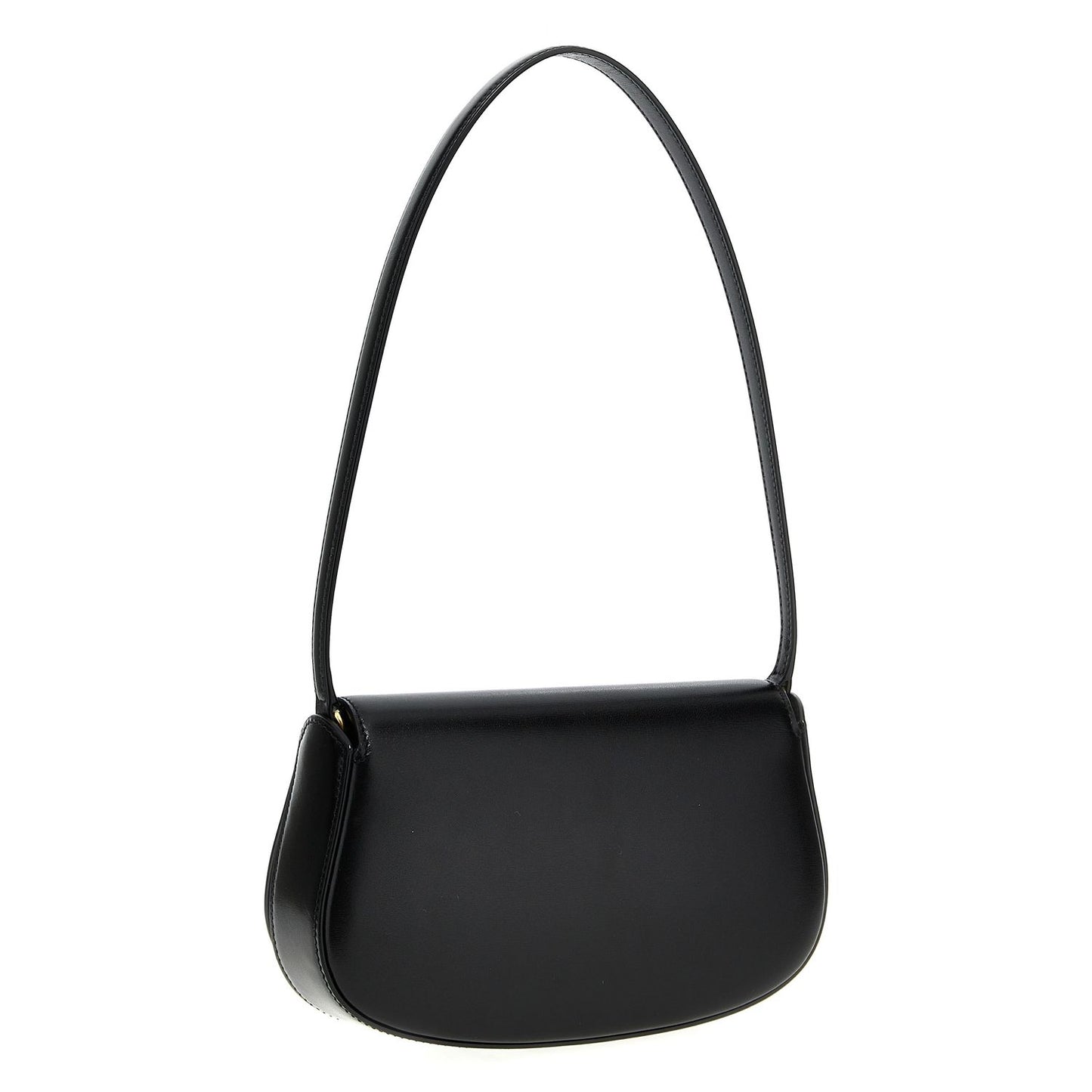 Saint Laurent Black Calfskin Shoulder Bag