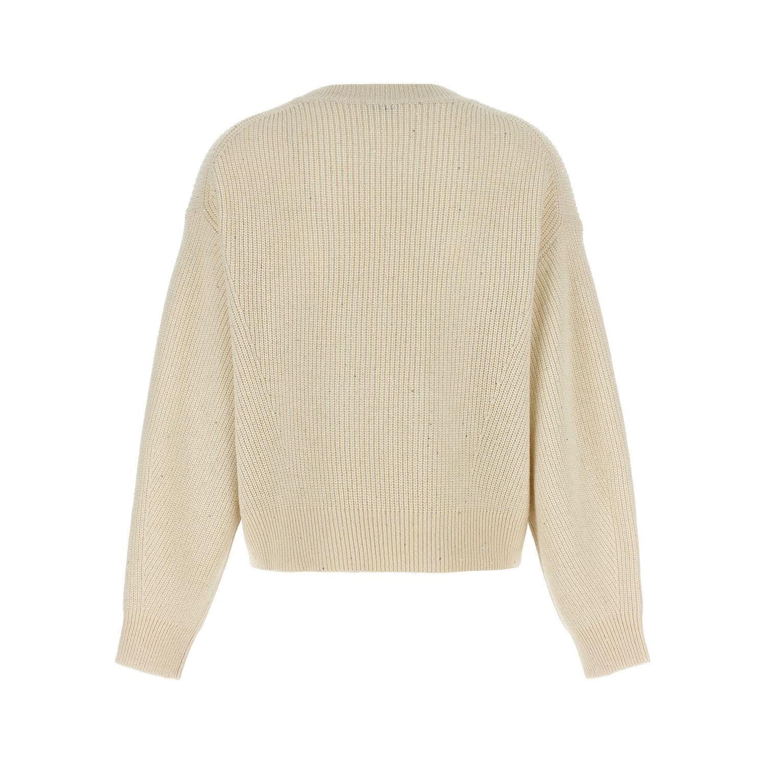 Brunello Cucinelli White Cashmere Cardigan