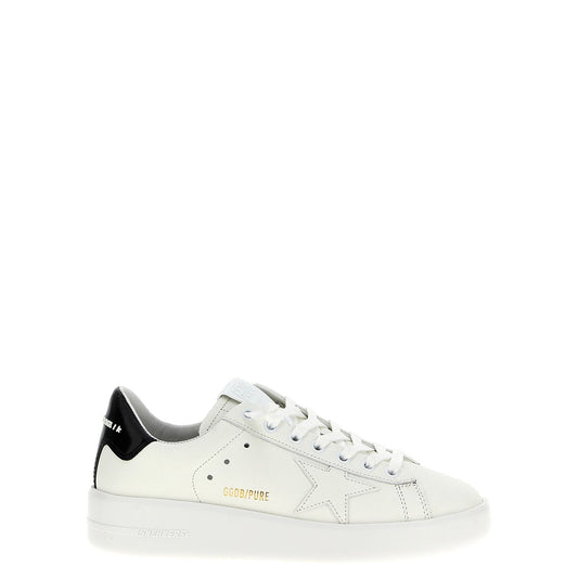 Golden Goose Black Cowhide Low Top Sneakers