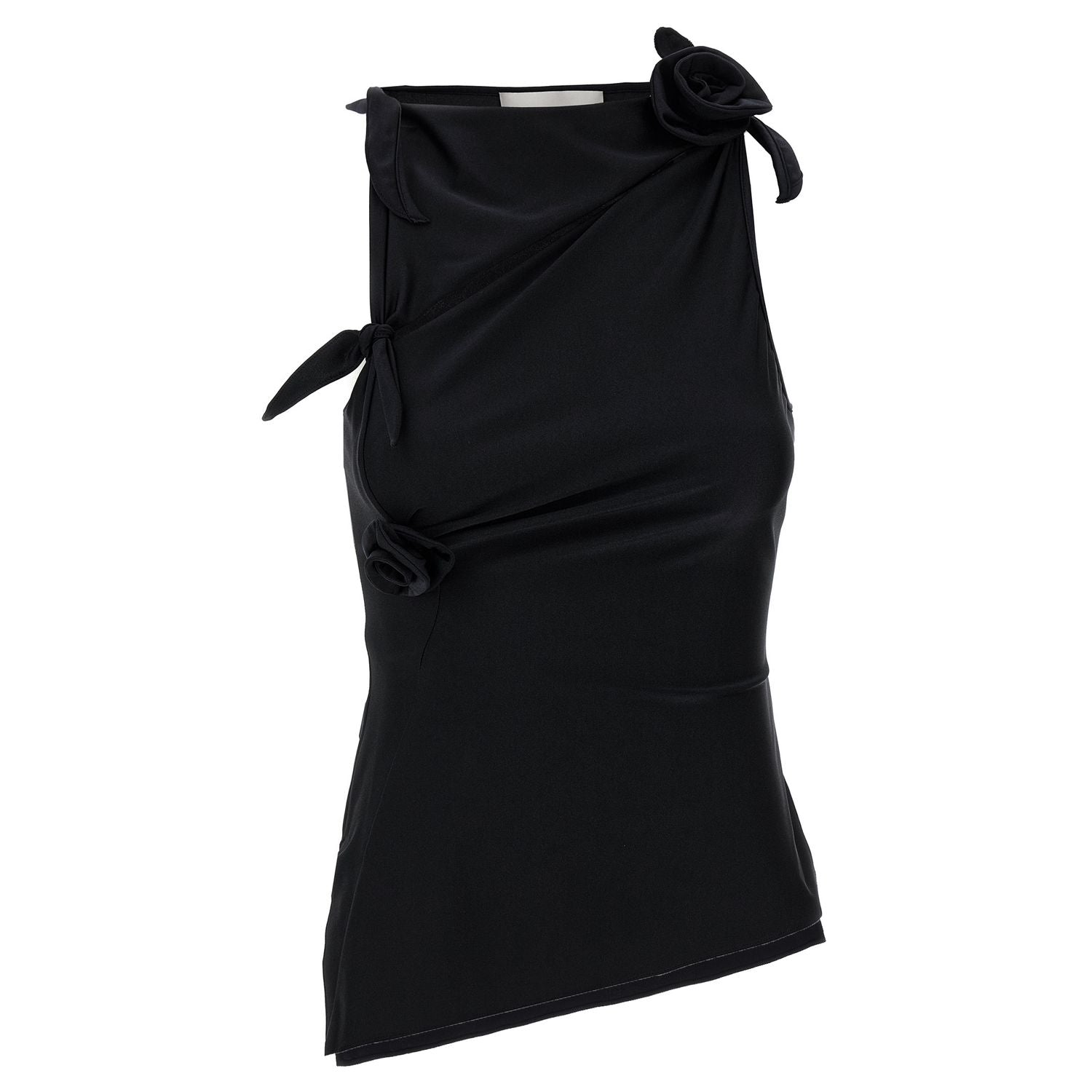 Coperni Black Polyamide Tank Tops
