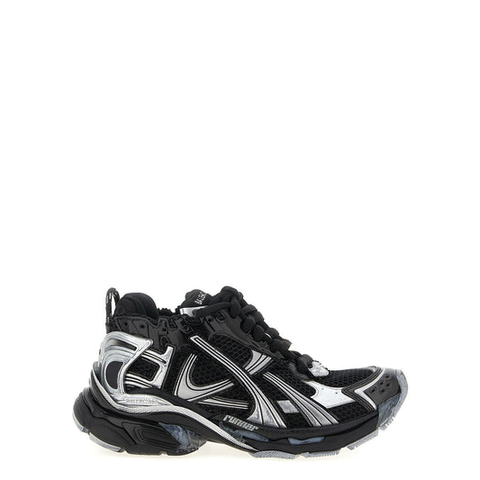 Balenciaga Black Polyethylene Athletic Sneakers