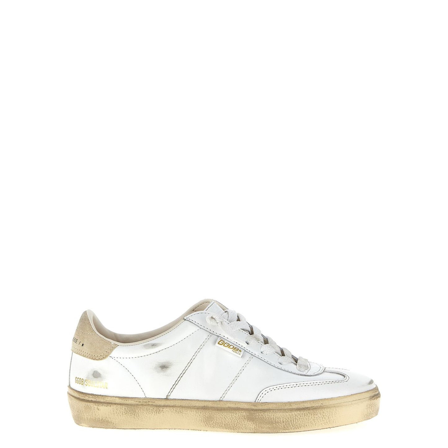 Golden Goose White Cowhide Sneakers