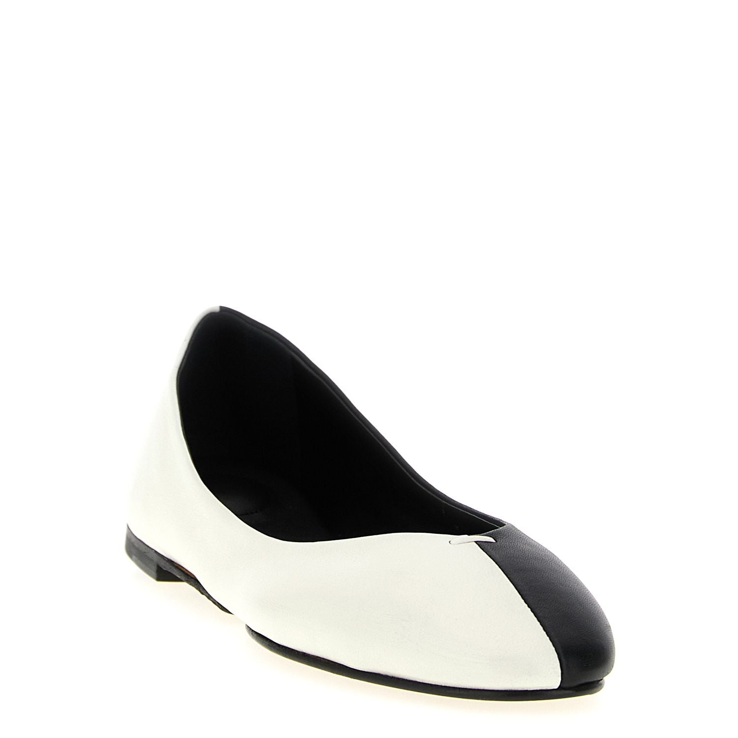 Jacquemus Bicolor Lamb Leather Ballet Flats