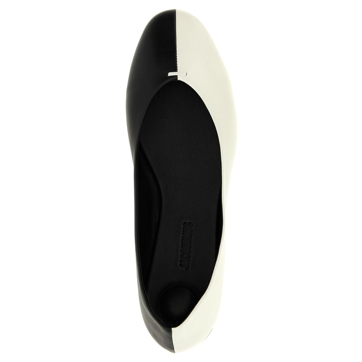 Jacquemus Bicolor Lamb Leather Ballet Flats
