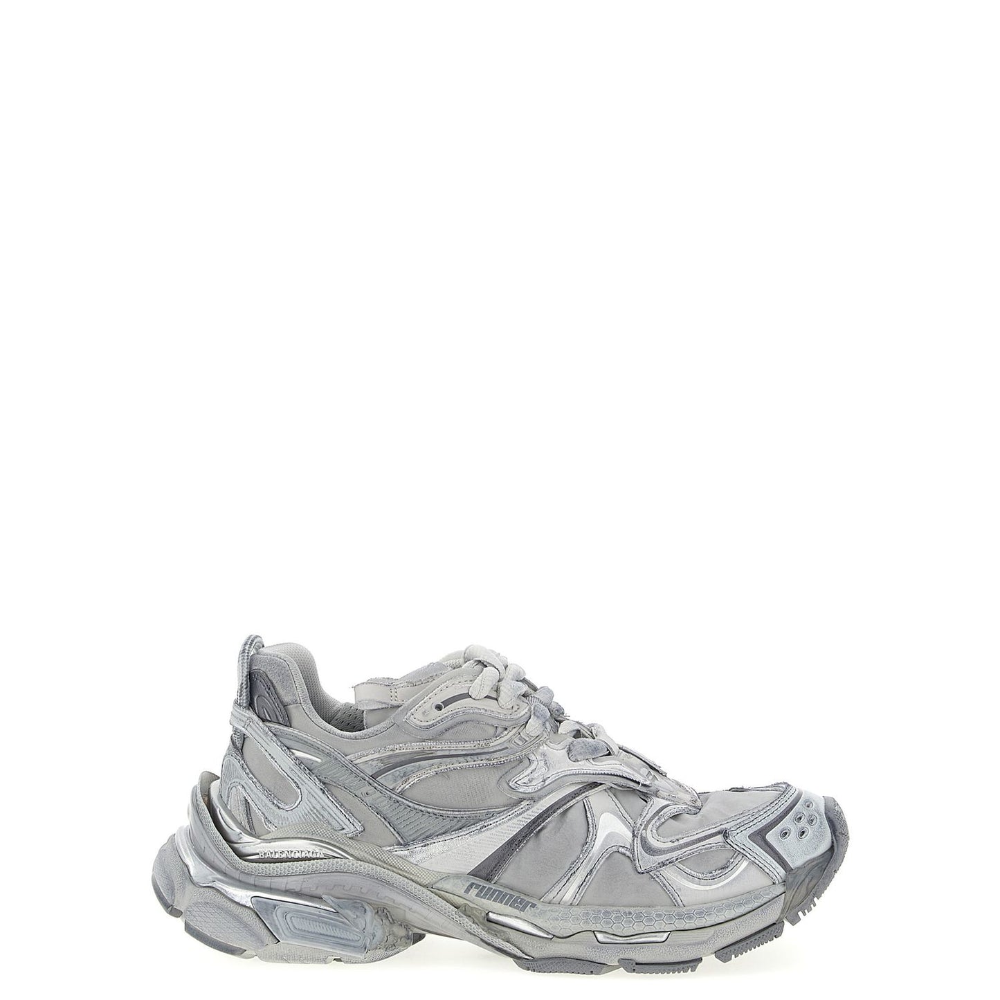 Balenciaga Gray Polyethylene Athletic Sneakers