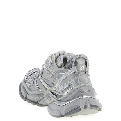 Balenciaga Gray Polyethylene Athletic Sneakers