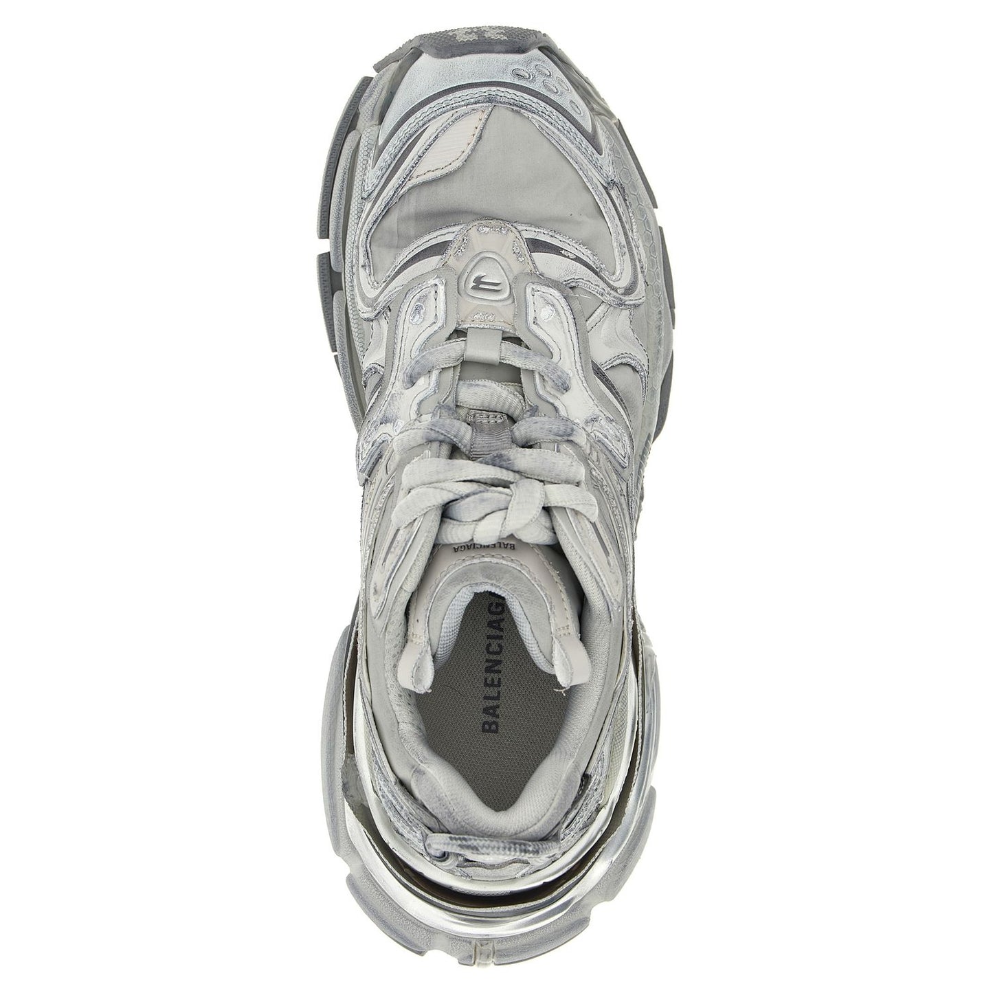 Balenciaga Gray Polyethylene Athletic Sneakers