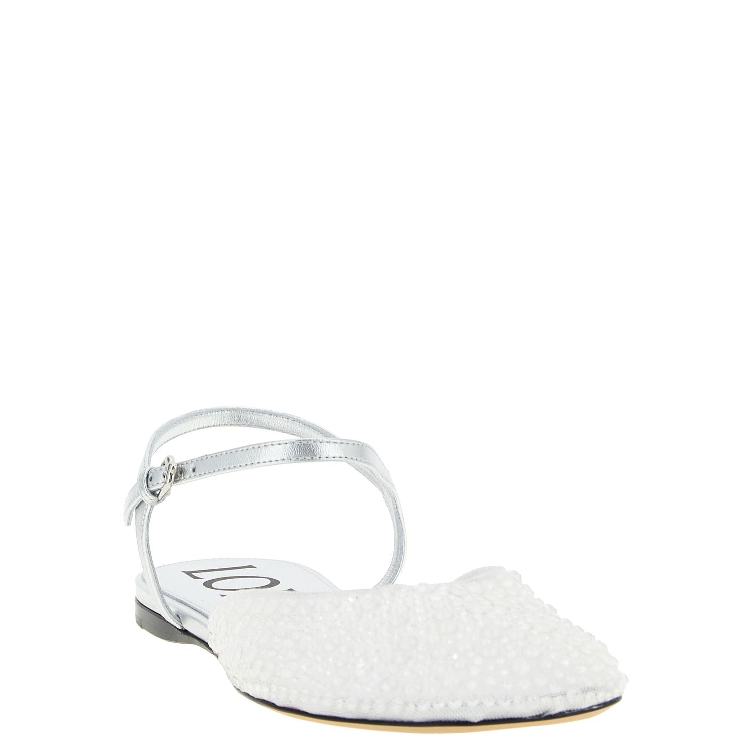 Loewe White Polyamide Ballet Flats