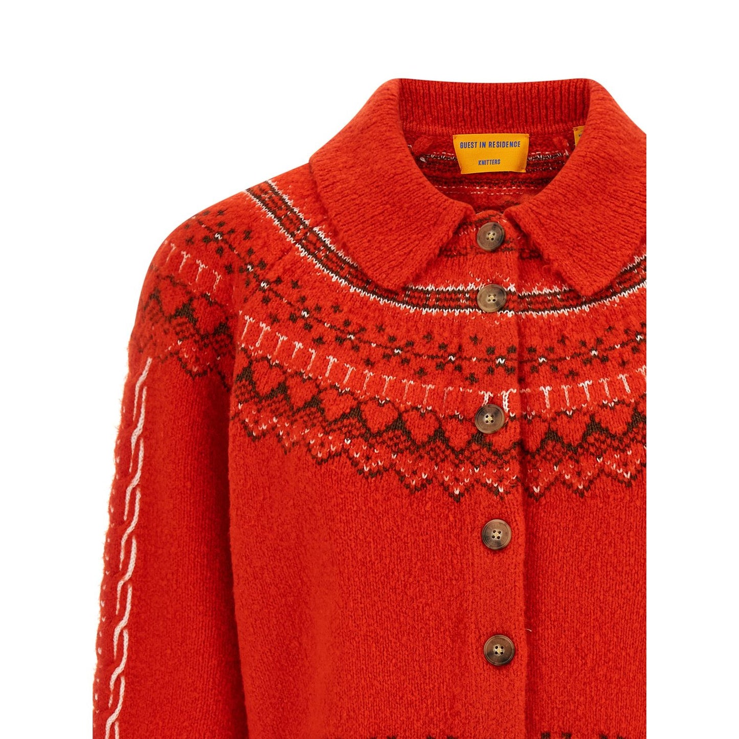 Guest in Residence Multicolor Wool Cardigan