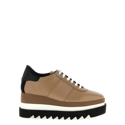 Stella McCartney Beige Polyethylene Wedge Sandals