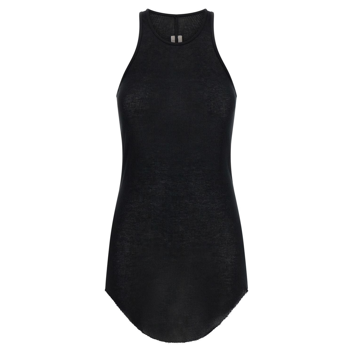 Rick Owens Black Viscose Tank Tops