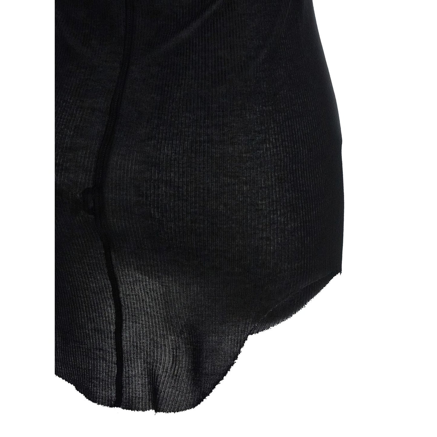 Rick Owens Black Viscose Tank Tops