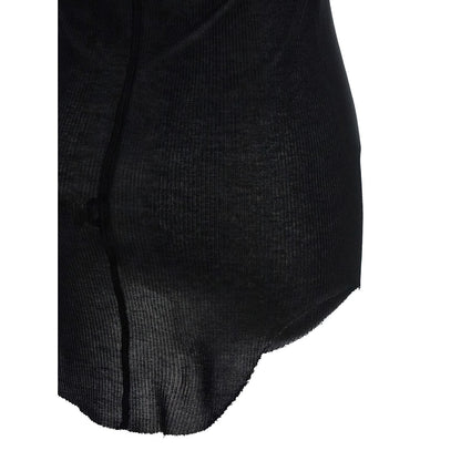 Rick Owens Black Viscose Tank Tops