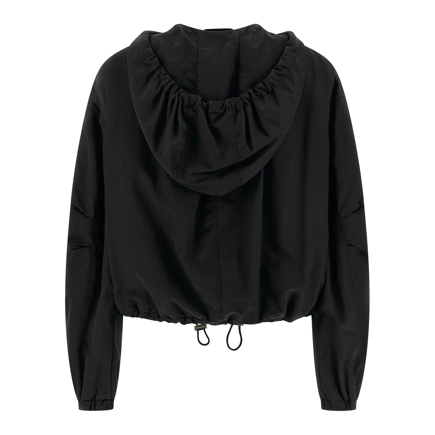 The Attico Black Polyester Bomber