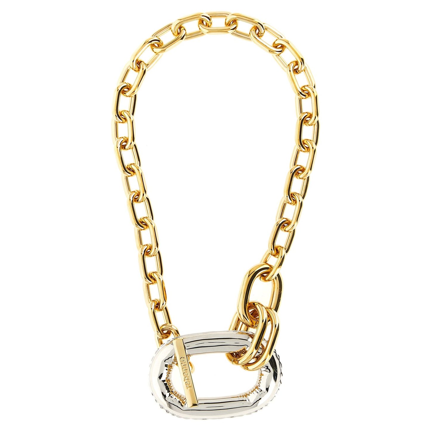 Paco Rabanne Multicolor Brass Necklace