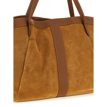 Twinset Brown Polyethylene Tote Bag