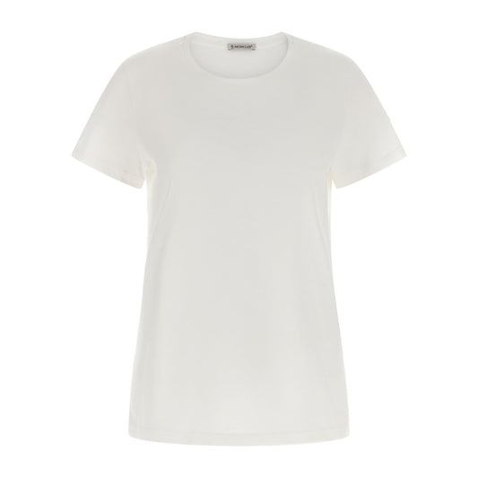 Moncler White Cotton T-Shirt
