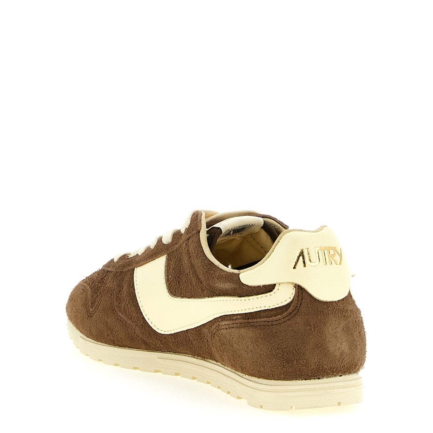 Autry Brown Cowhide Athletic Sneakers