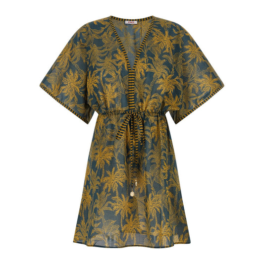 Eres Multicolor Cotton Casual Dress
