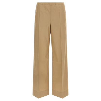 Moncler Beige Cotton Casual Pants