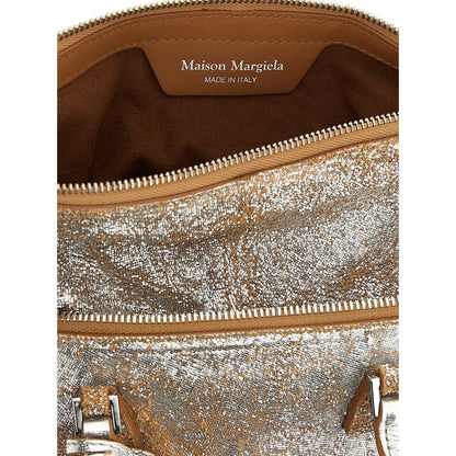 Maison Margiela Silver Lambskin Handbag