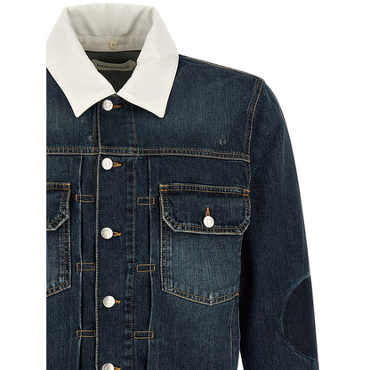 Namacheko Blue Cotton Denim Jacket