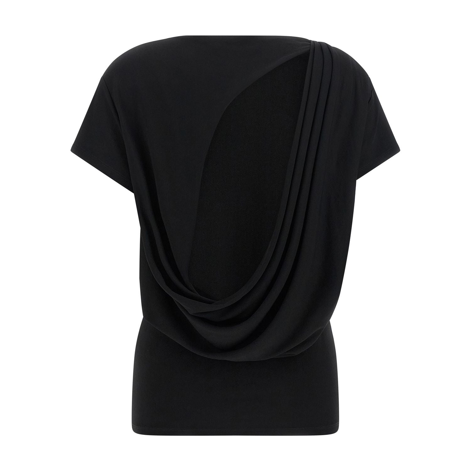 Jacquemus Black Viscose T-Shirt