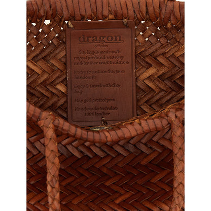 Dragon Diffusion Brown Calfskin Handbag