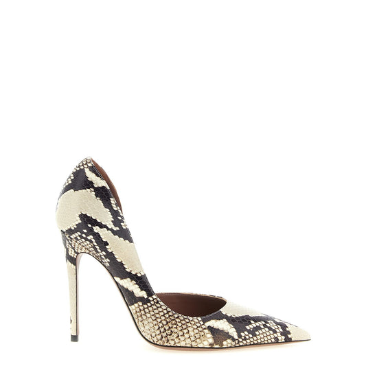 Paris Texas Beige Calfskin High Heel Pumps