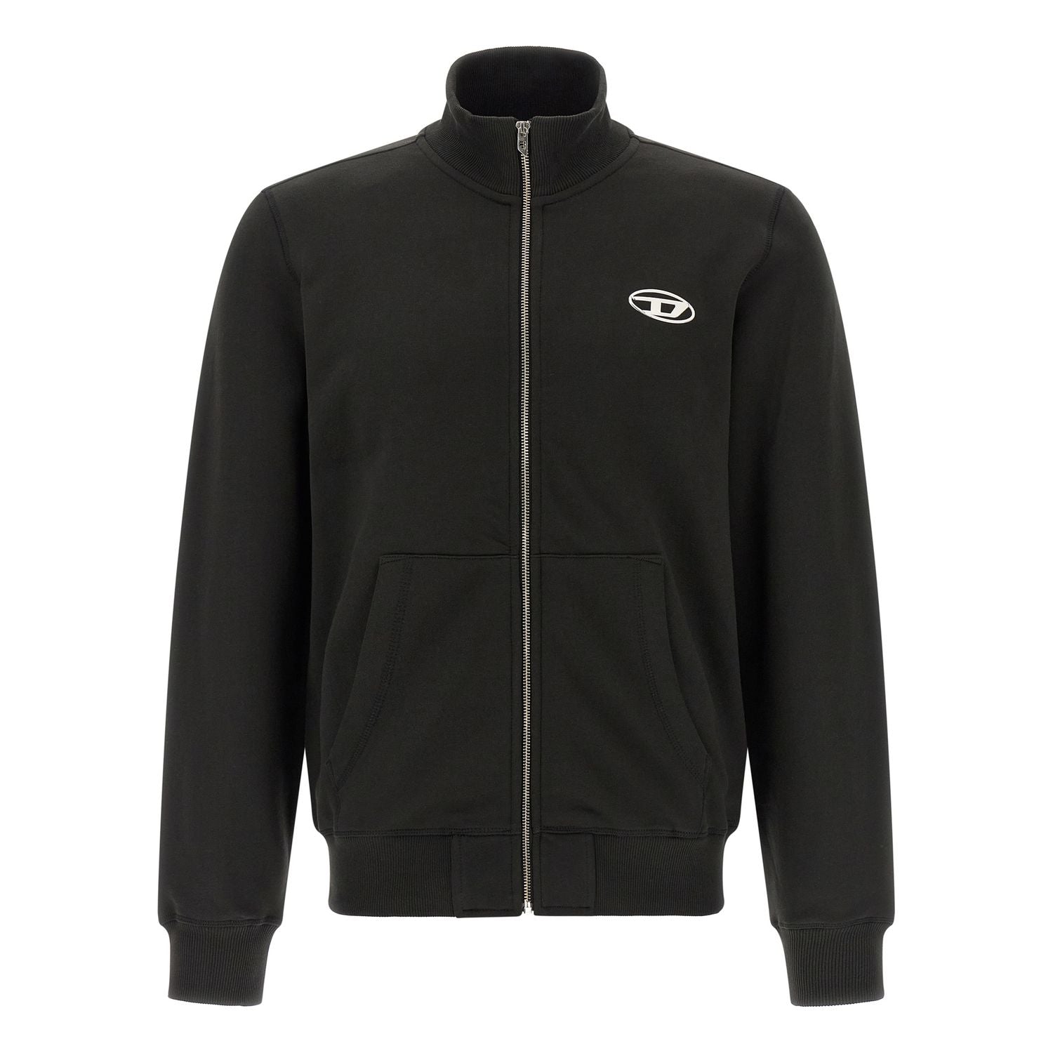 Diesel Black Cotton Sweatshirt