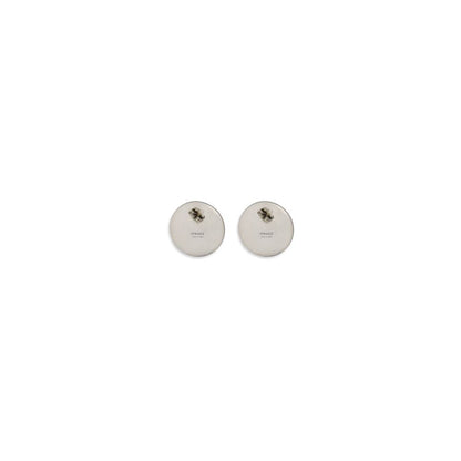 Versace Gray Brass Earrings