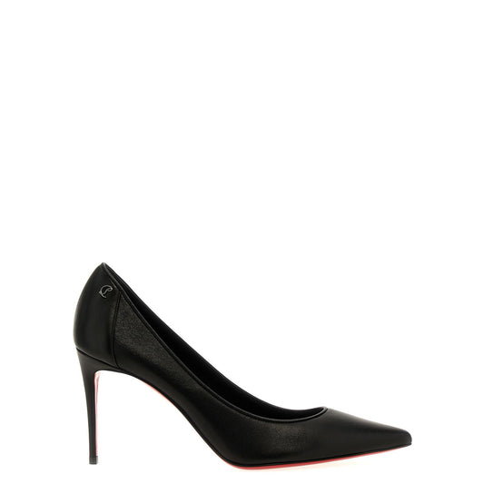 Christian Louboutin Black Napa Leather / Calf Bos Taurus High Heel Pumps