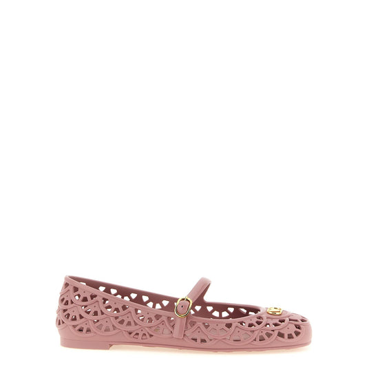 Valentino Garavani Multicolor Polyvinyl Ballet Flats