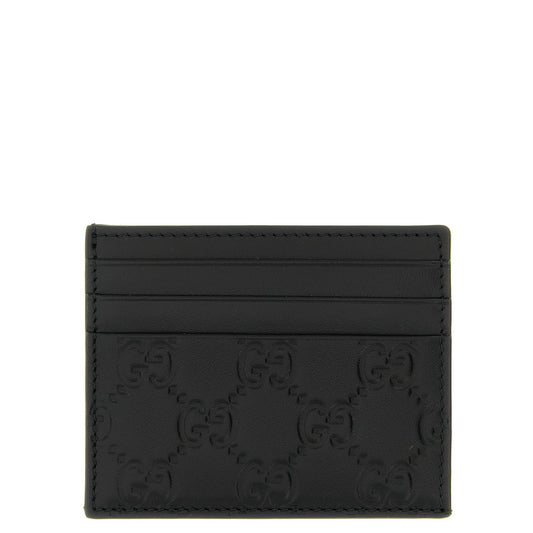 Gucci Black Calfskin Cardholder