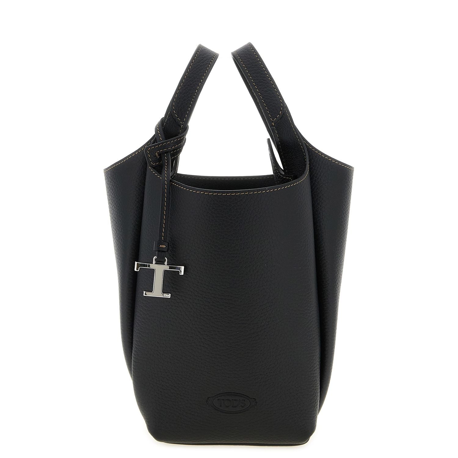 Tod's Black Calfskin Handbag