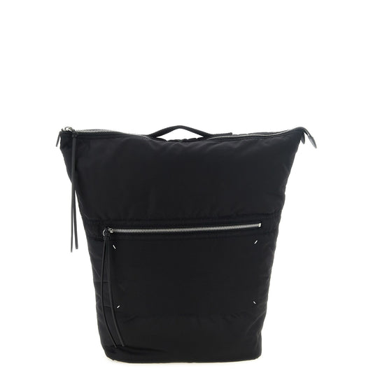 Maison Margiela Black Polyamide Backpack