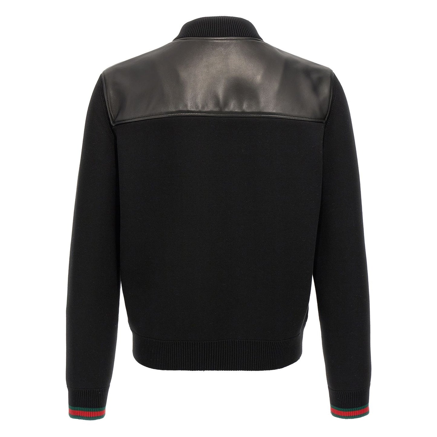 Gucci Black Lamb Leather Leather Jacket