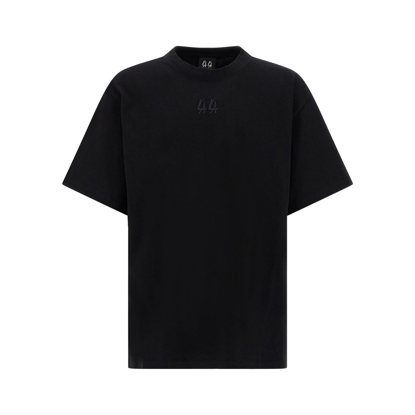 44 Label Group Black Cotton T-Shirt